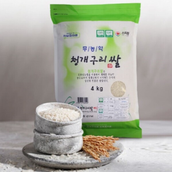 청원생명쇼핑몰,무농약 청개구리쌀 4kg
